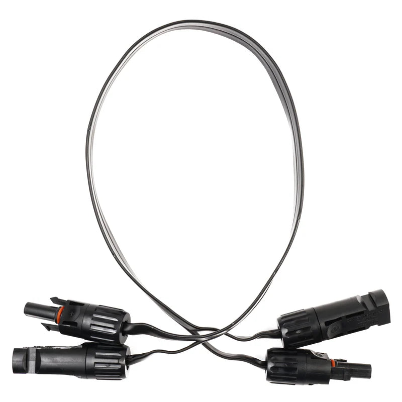 WATTSTUNDE® MC4 auf MC4 Flachbandkabel 50 cm