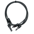 WATTSTUNDE® Solarverlängerungskabel 2x4 mm² Typ-MC4/Typ-MC4 3 m schwarz