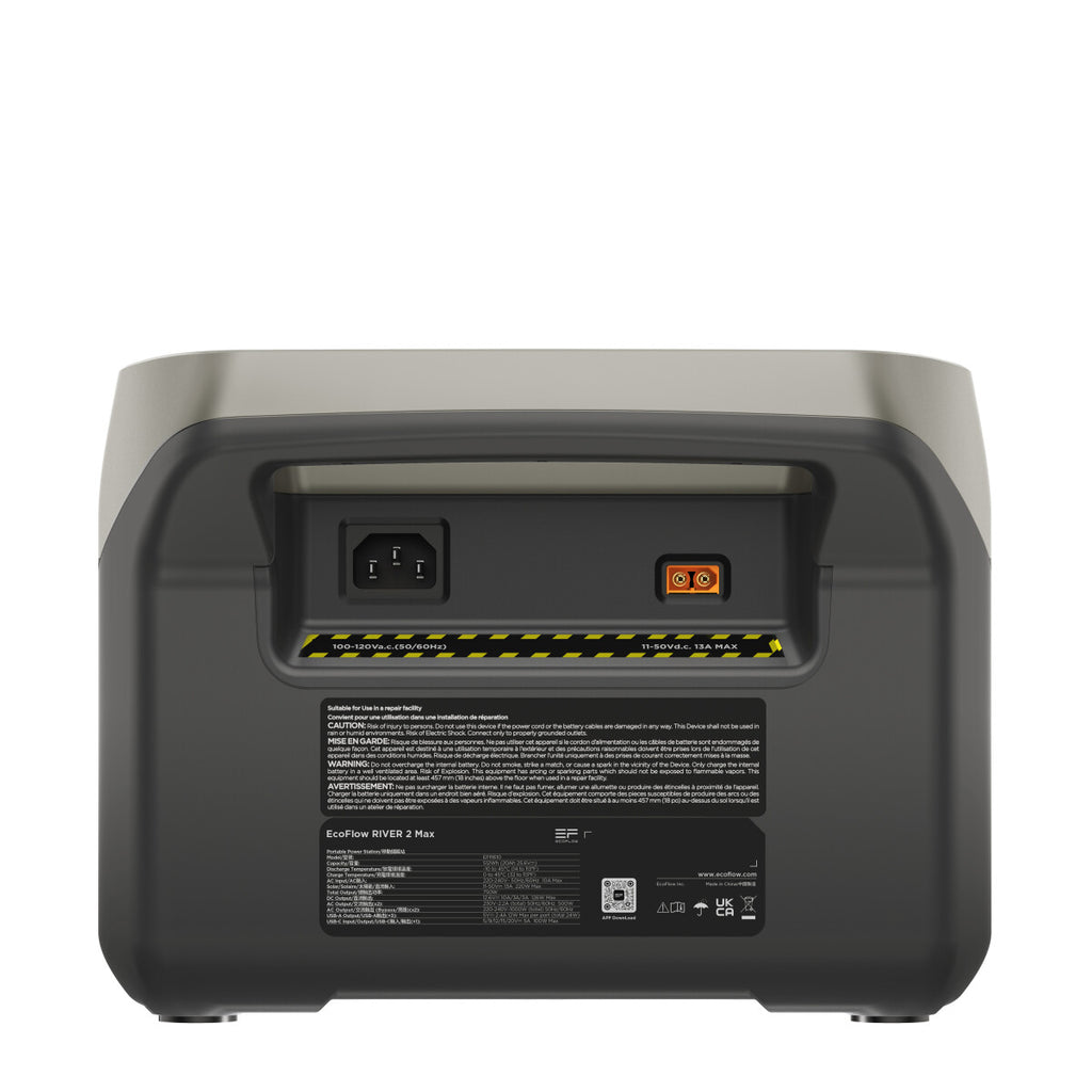 EcoFlow RIVER 2 MAX Powerstation 512 Wh