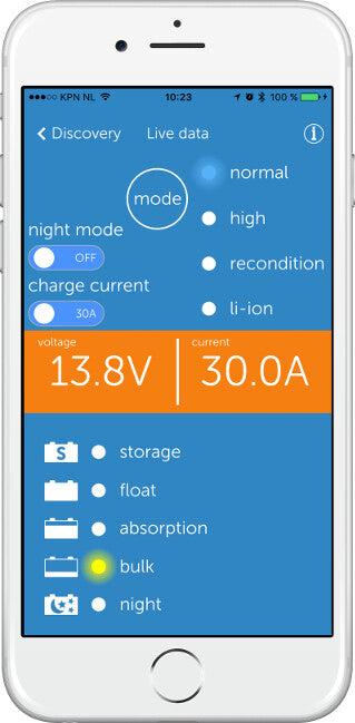Victron Blue Smart IP67 Batterieladegerät Bluetooth 12/13 1 Ausgang