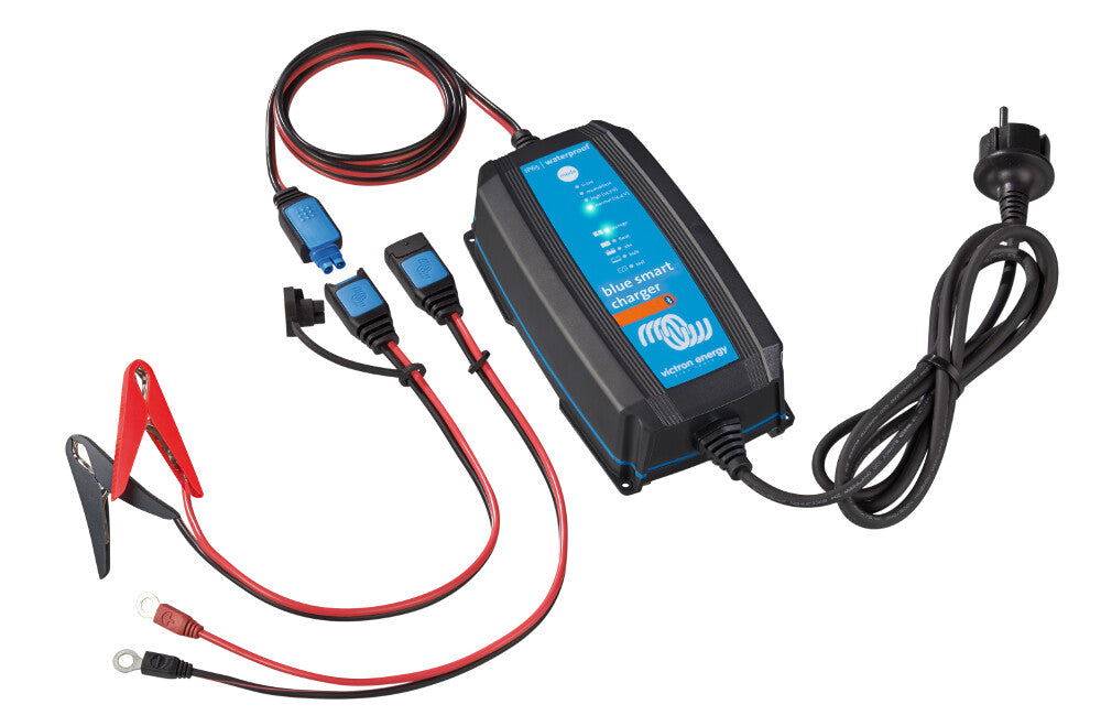 Victron Blue Smart IP65 Batterieladegerät Bluetooth 24/5 +DC Kabel