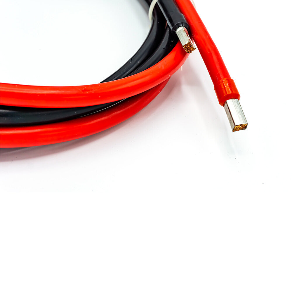 WATTSTUNDE® Sicherungskabel (mit Sicherungshalter) 2 x 35 mm² M8/Aderendhülse 1 m rot/schwarz