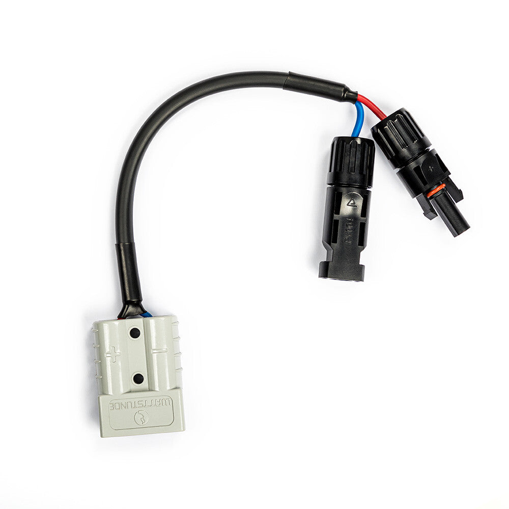 WATTSTUNDE® Adapterkabel (2x)4 mm² Typ-MC4/A50PS 20 cm schwarz