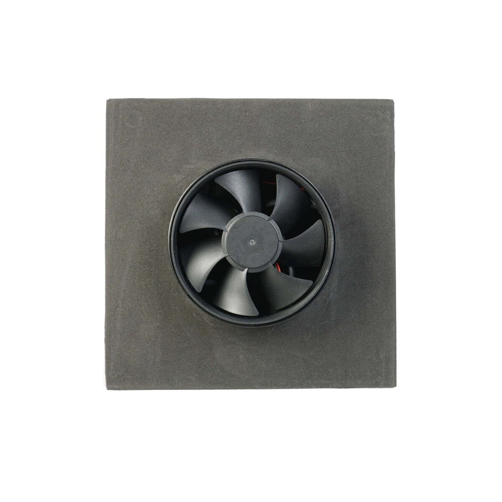 WATTSTUNDE® AERO Solarlüfter eckig, schwarz