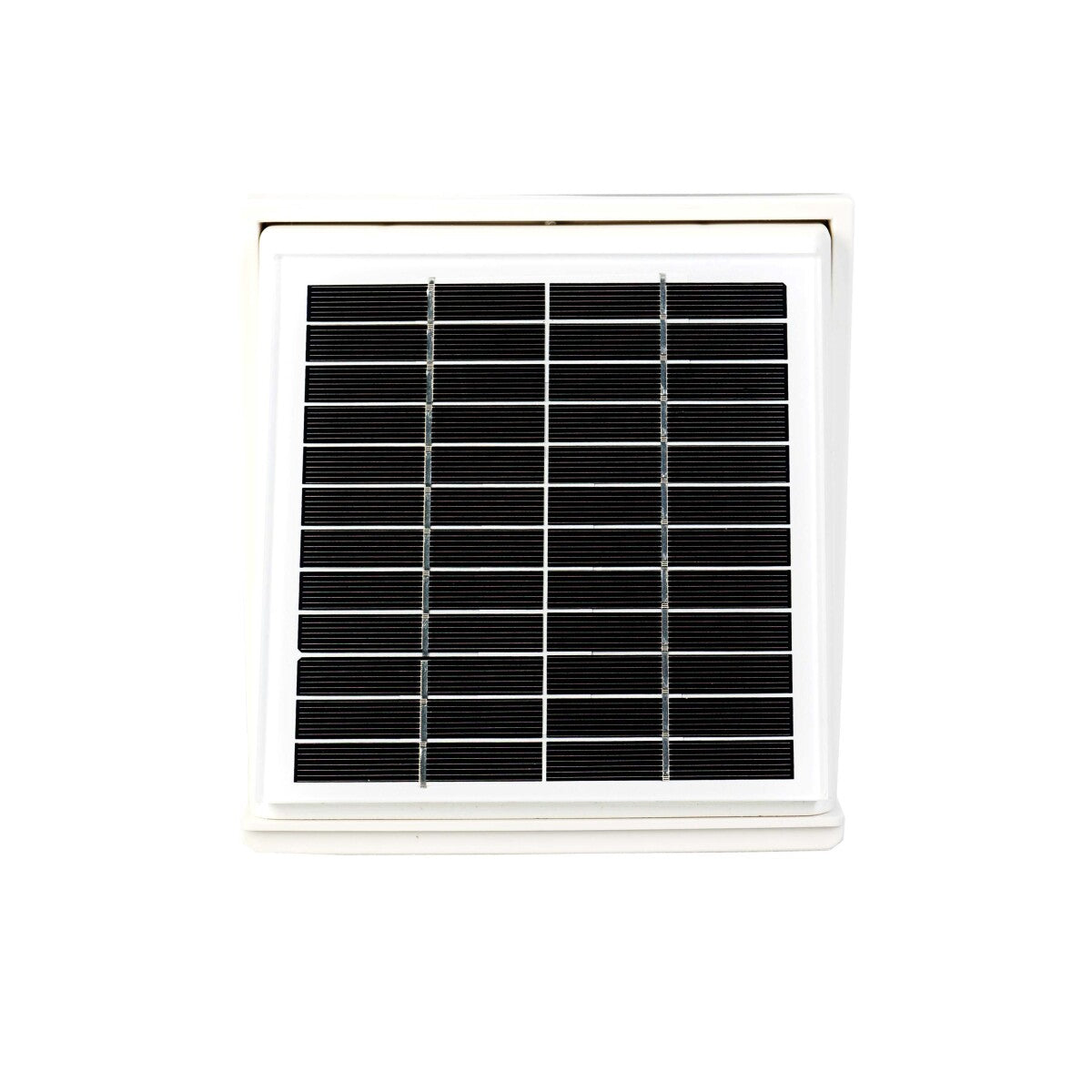 WATTSTUNDE® AERO Solarlüfter eckig, weiß