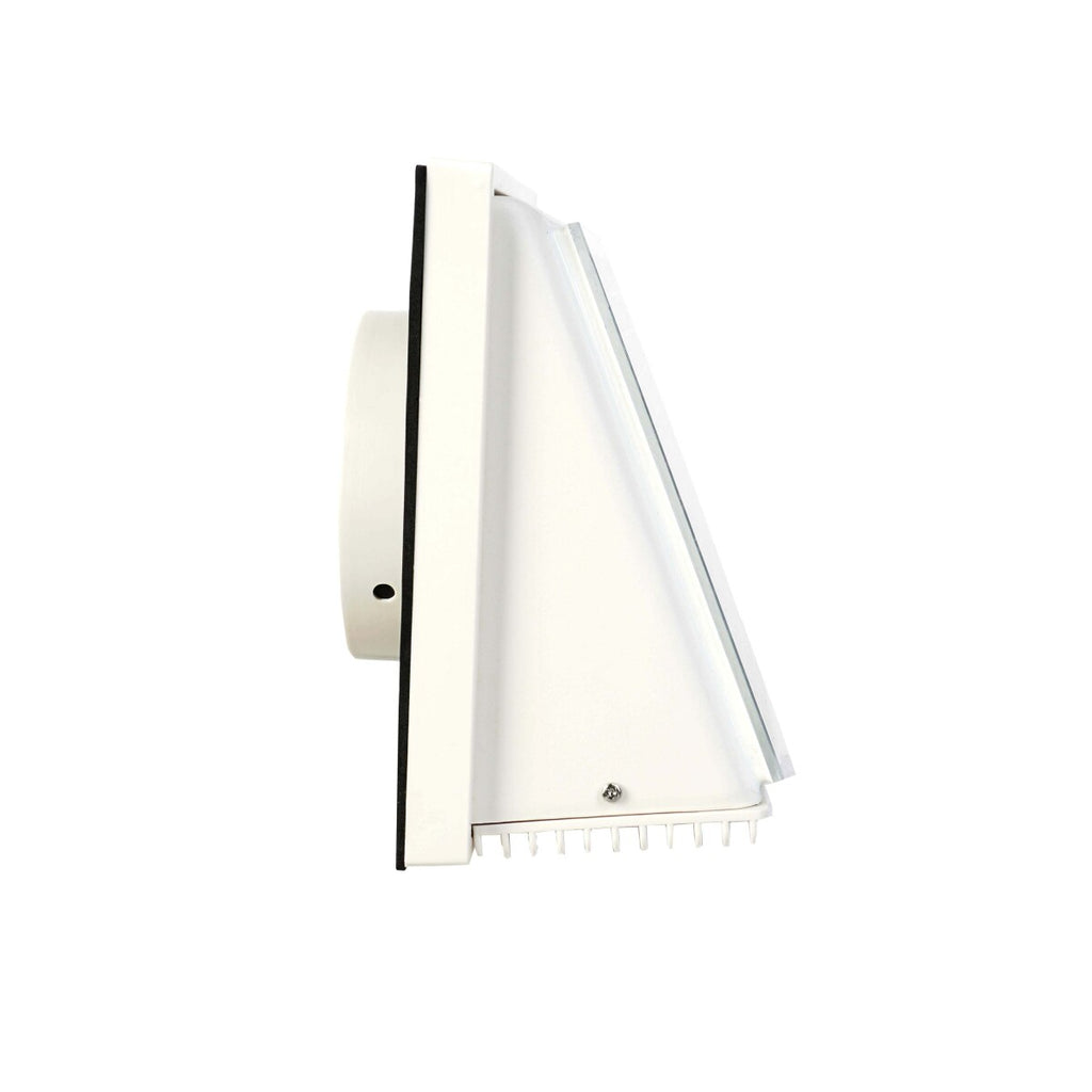 WATTSTUNDE® AERO Solarlüfter eckig, weiß