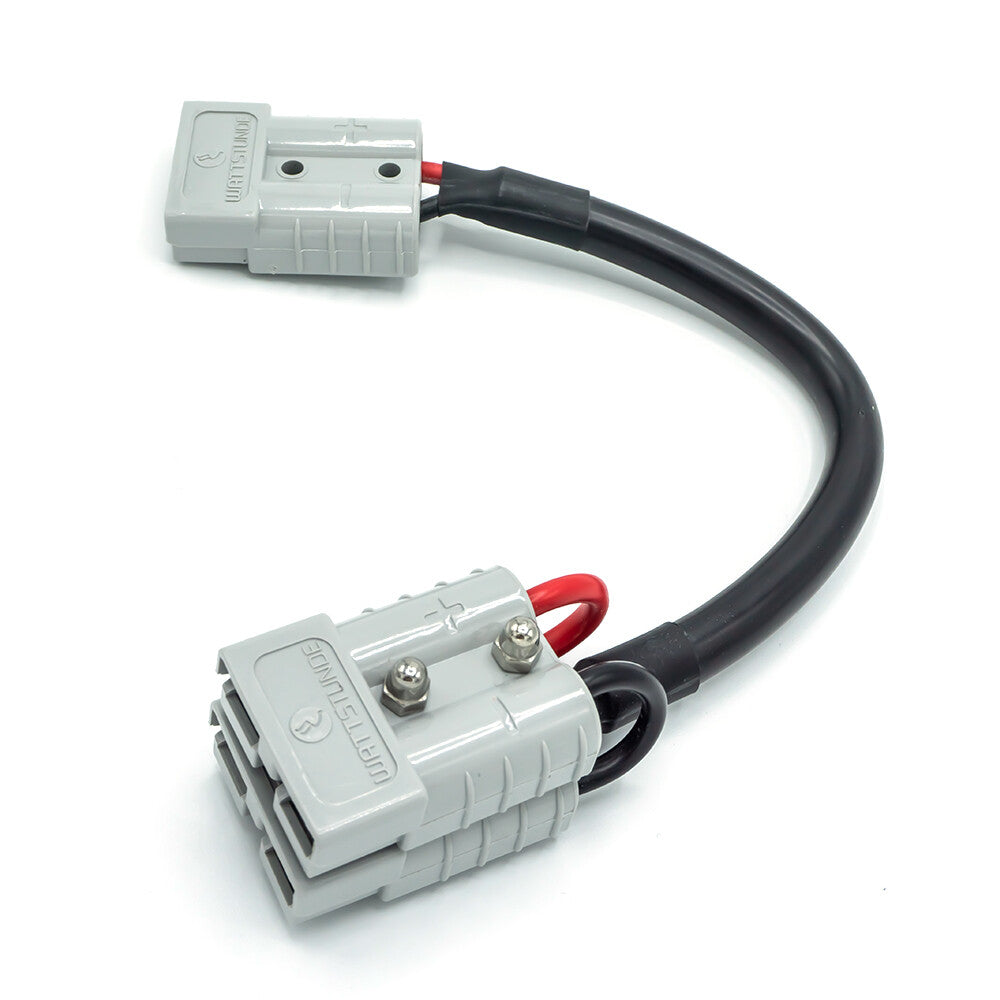 WATTSTUNDE® Adapterkabel (2x)4 mm² A50/2xA50 (Parallel) 20 cm schwarz