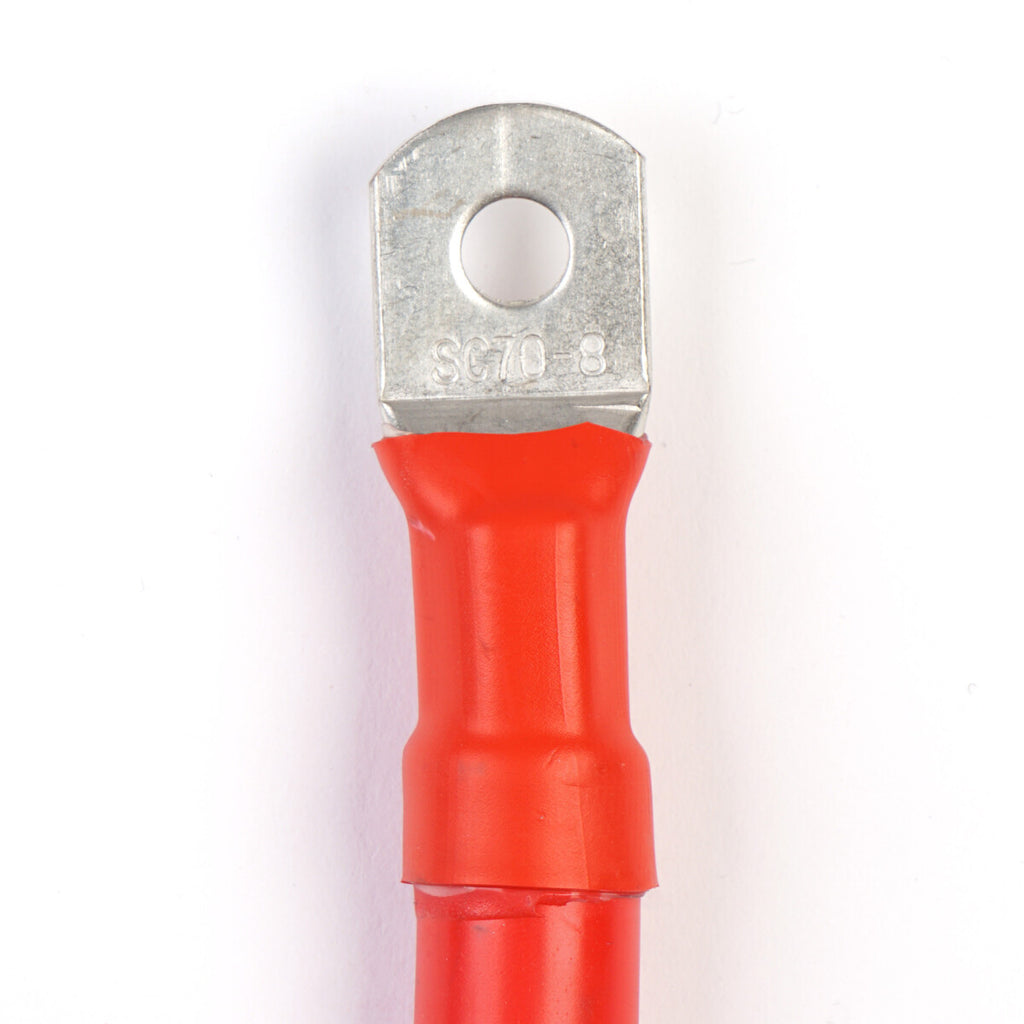 WATTSTUNDE® Batteriekabel 70 mm² M8/M10 130 cm rot
