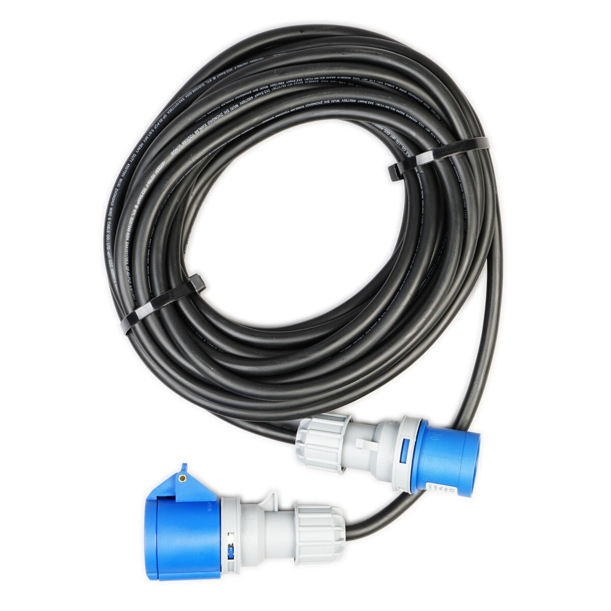 WATTSTUNDE® Verlängerungskabel (3x) 2,5 mm² CEE/CEE 15 m schwarz