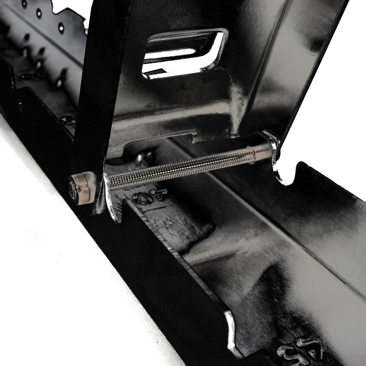 WATTSTUNDE® Flachdach Solarmodul Halterung HST120 schwarz