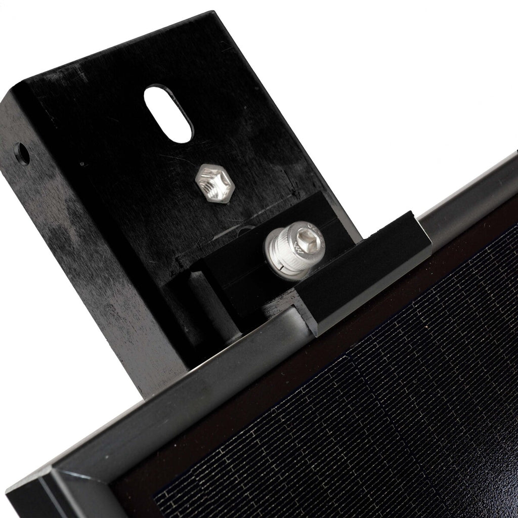 WATTSTUNDE® Flachdach Solarmodul Halterung HST120 schwarz