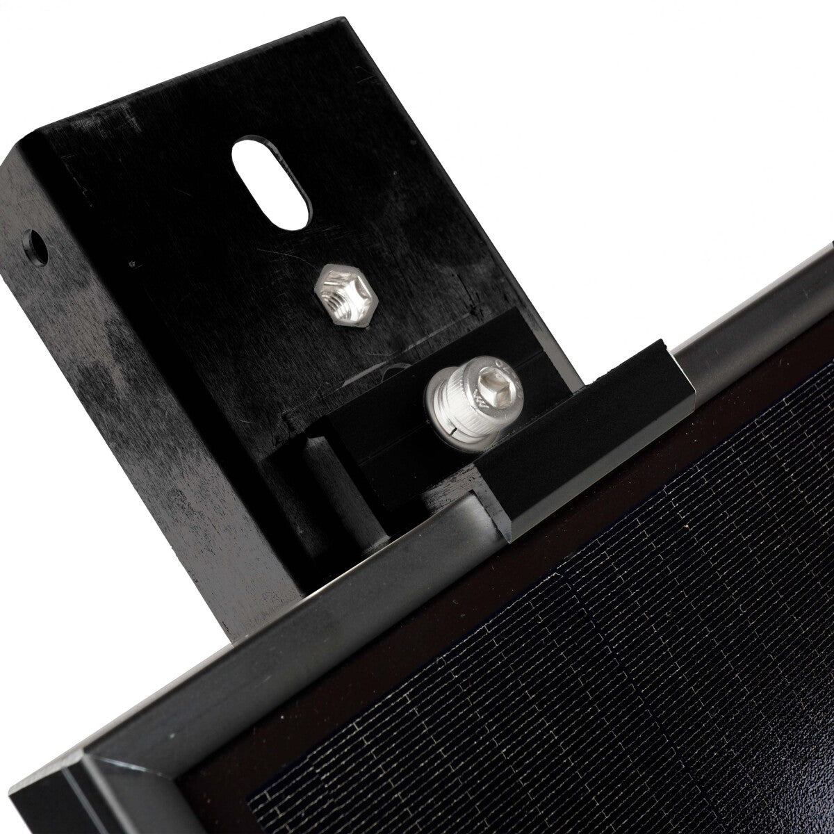 WATTSTUNDE® Flachdach Solarmodul Halterung HST120 schwarz