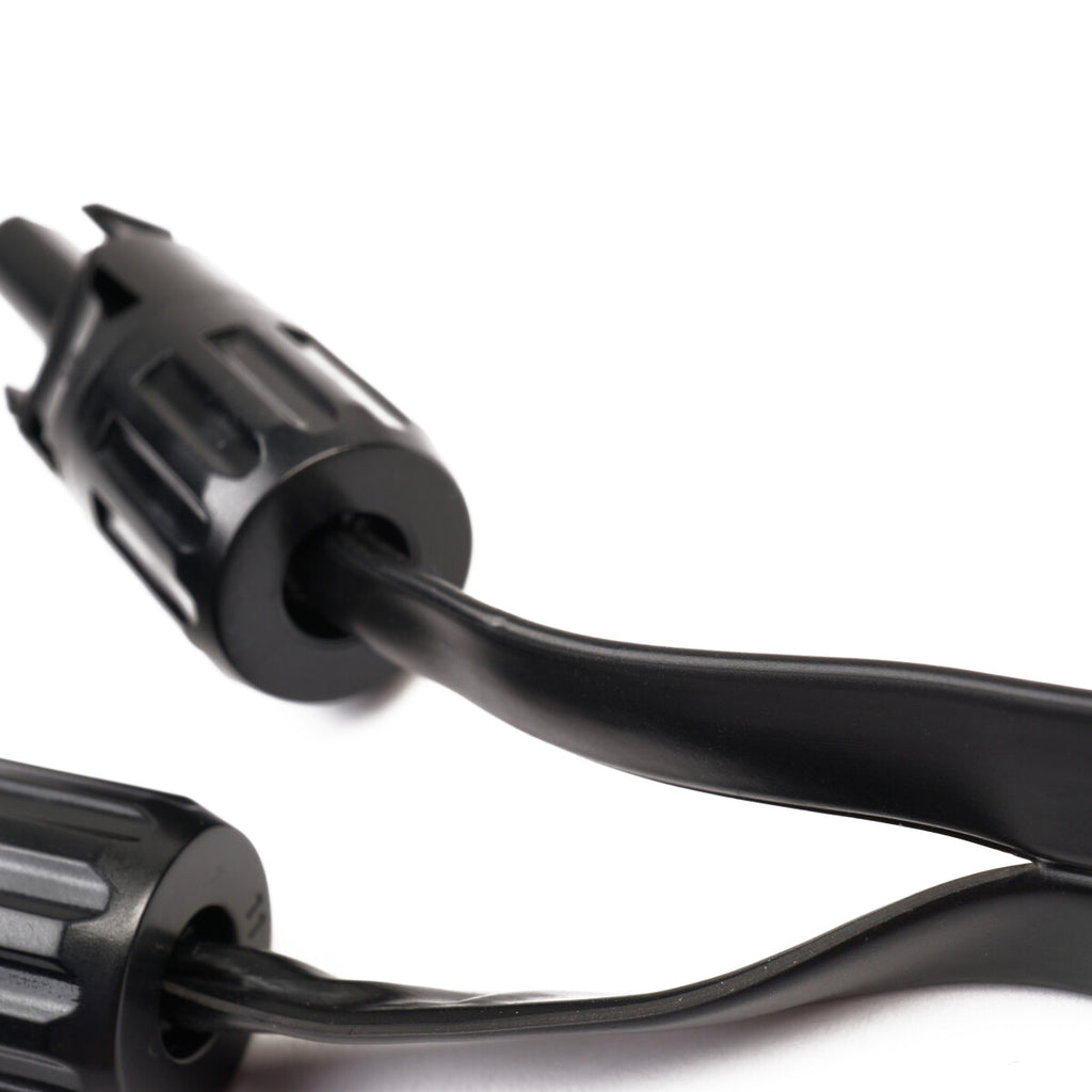 WATTSTUNDE® Flachbandkabel Typ-MC4/Typ-MC4 50 cm schwarz