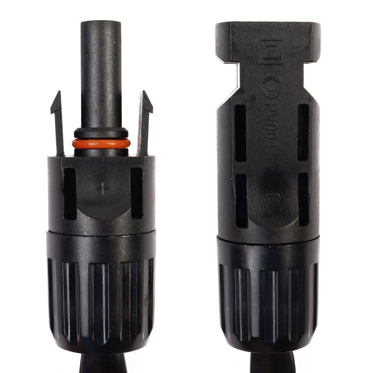 WATTSTUNDE® Flachbandkabel Typ-MC4/Typ-MC4 50 cm schwarz