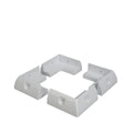 WATTSTUNDE® MOUNT Solarmodul Halterung corner weiß