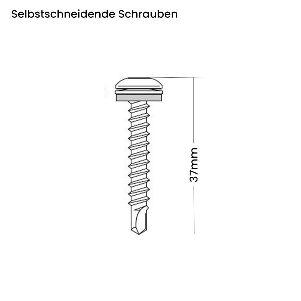 WATTSTUNDE® Solarmodul Halteecken HXE/S ASA Kunststoff schwarz