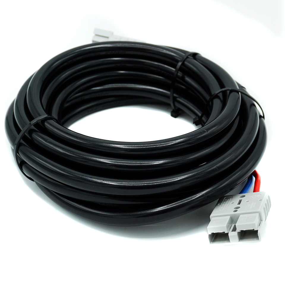 WATTSTUNDE® Verlängerungskabel (2 x) 4 mm² A50/A50 10 m schwarz