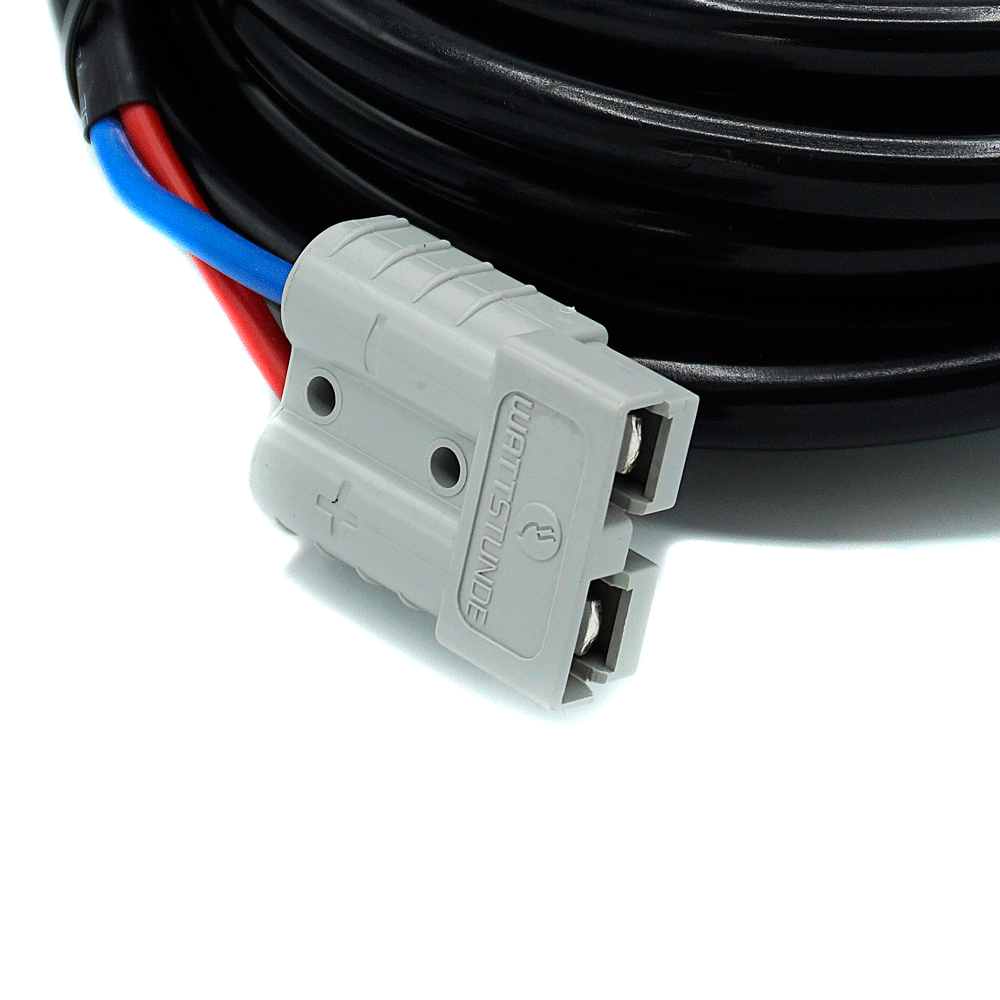 WATTSTUNDE® Verlängerungskabel (2 x) 4 mm² A50/A50 5 m schwarz