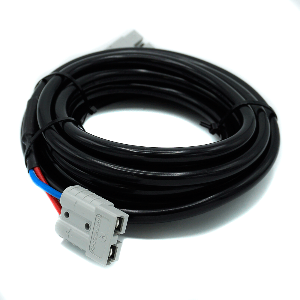 WATTSTUNDE® Verlängerungskabel (2 x) 4 mm² A50/A50 5 m schwarz
