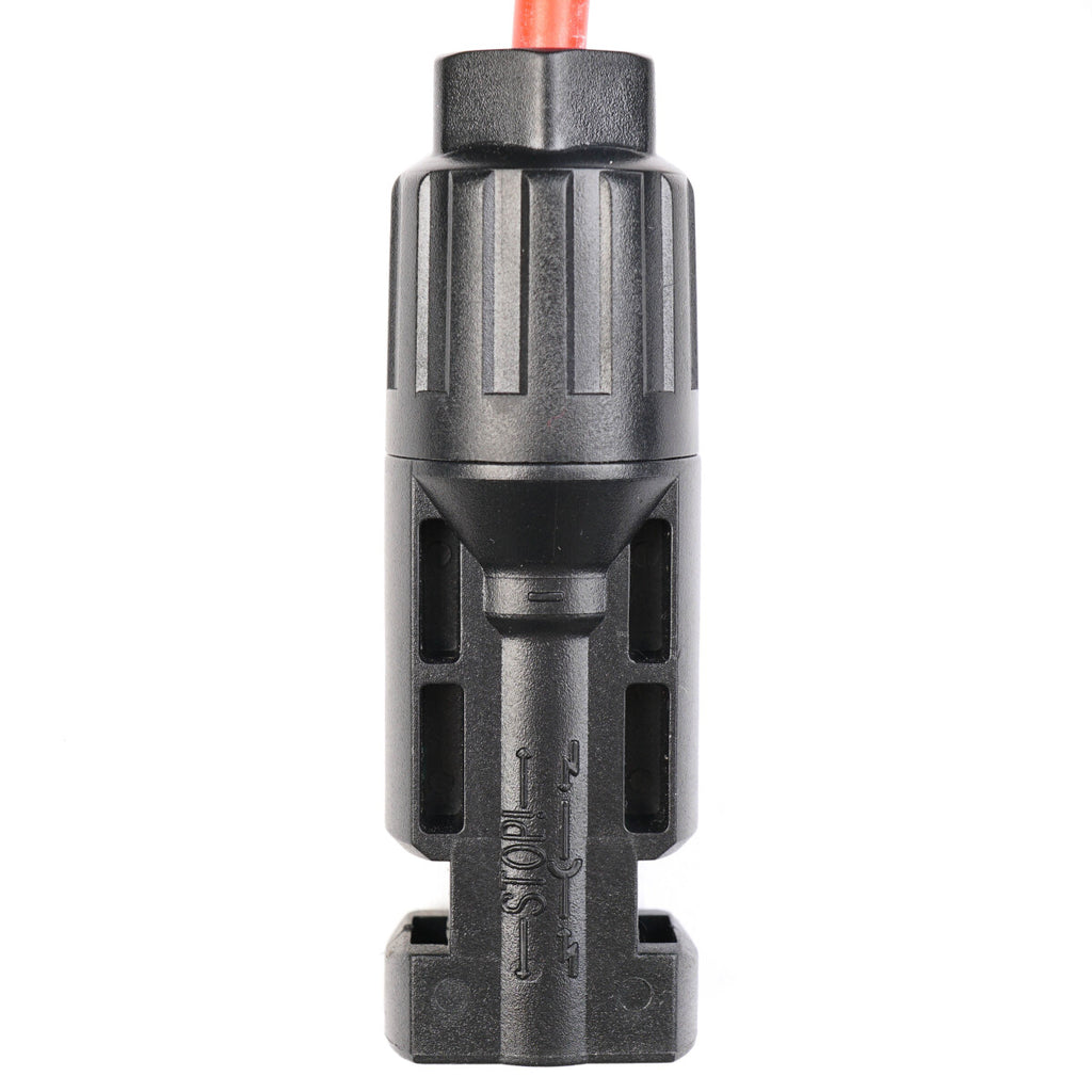 WATTSTUNDE® Verlängerungskabel (2 x) 4 mm² Typ-MC4/Typ-MC4 15 m schwarz