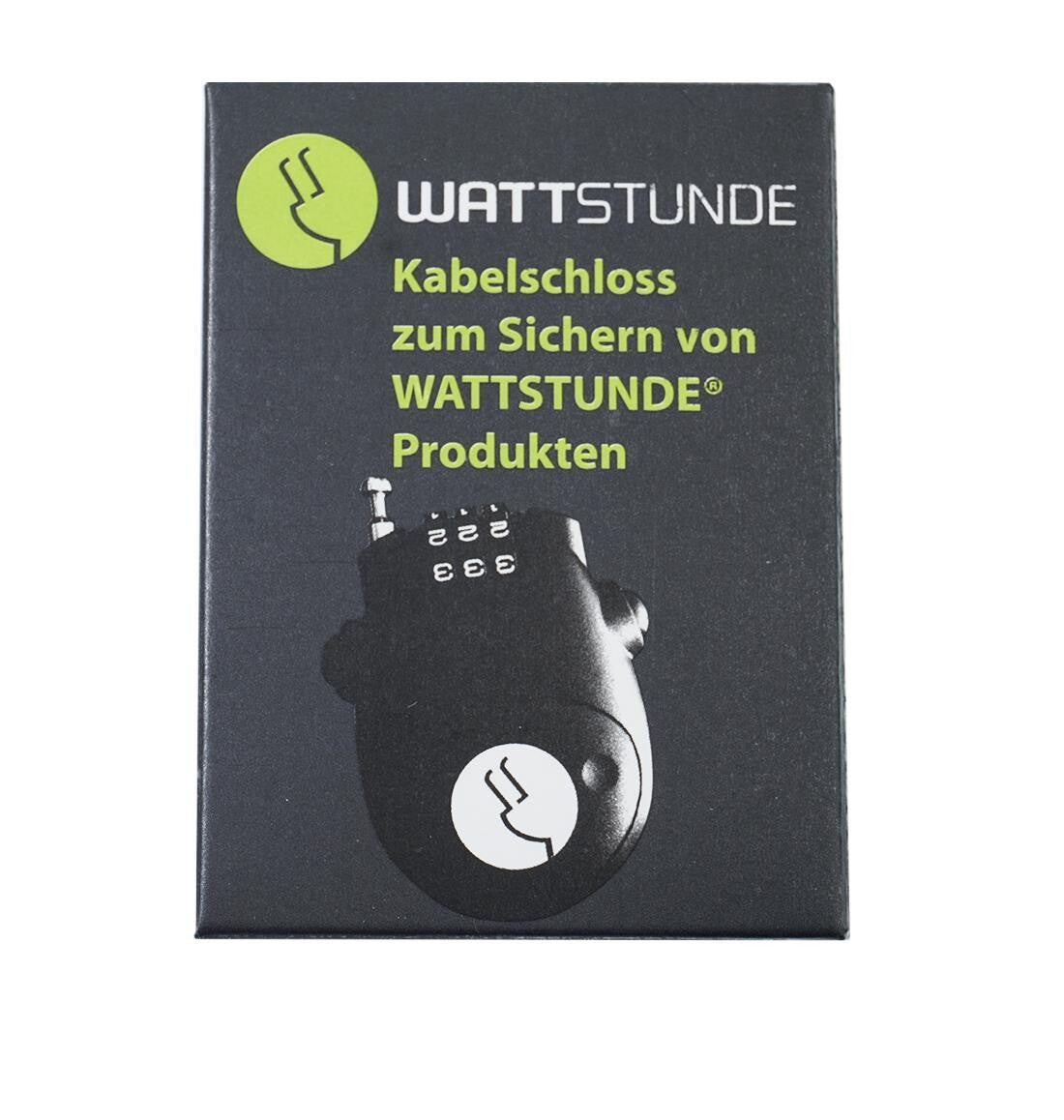 WATTSTUNDE® WS-KS-SF SunFolder SafeLock Kabelschloss