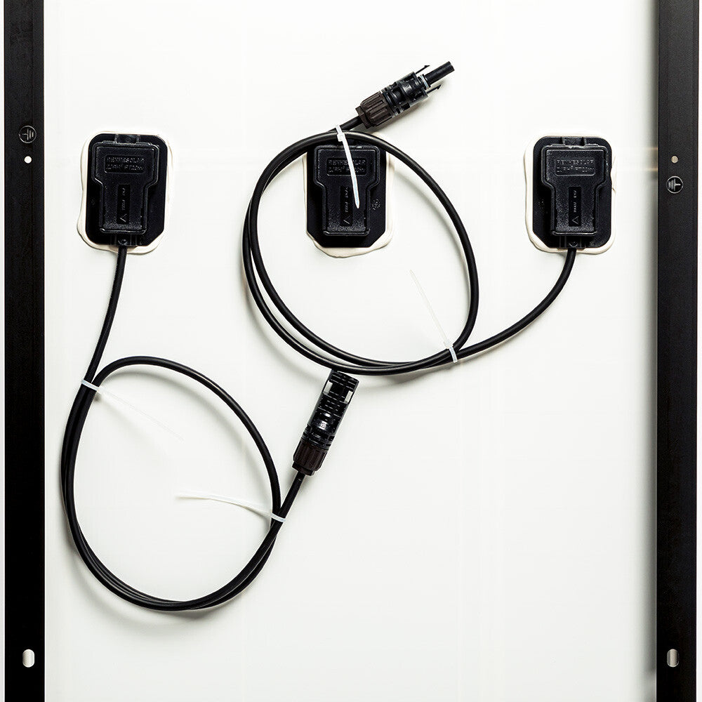 WATTSTUNDE® WS120BL-HVS BLACK LINE Schindel Solarmodul 120Wp